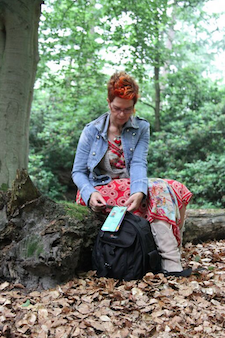 Met je smartphone het bos in Susan Spekschoor